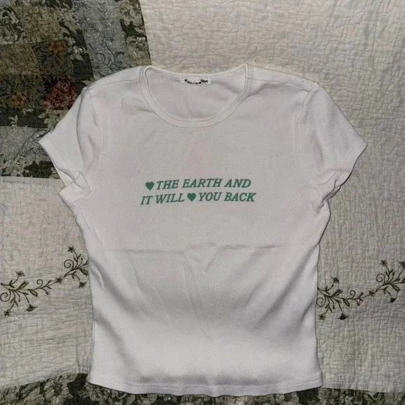 NWOT Reformation Muse Tee in Earth XS - Picture 1 of 3